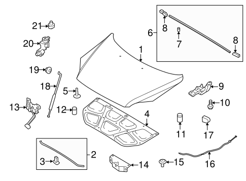 Sportage HOOD & COMPONENTS