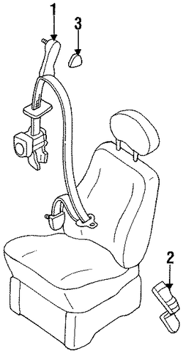 Quest REAR SEAT BELTS 2
