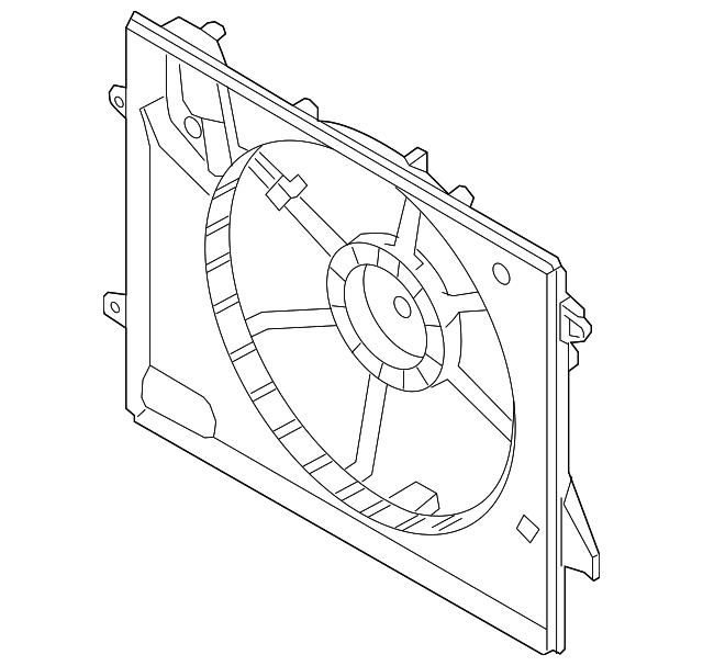 25350-C2000 Деталь FAN SHROUD