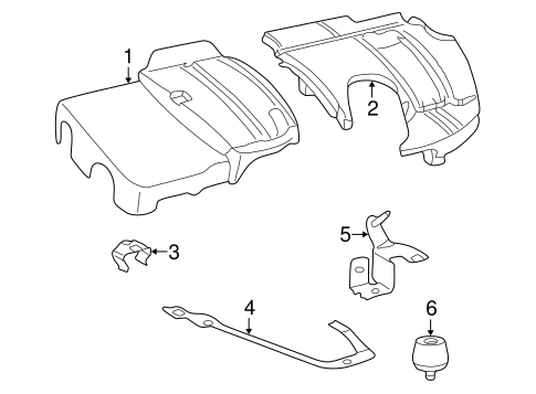 SLK230 ENGINE APPEARANCE COVER