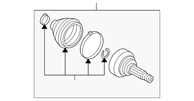 7L6-498-099-CX Деталь OUTER JOINT ASSY, RIGHT