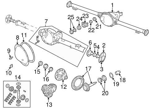 Ram 1500 AXLE HOUSING