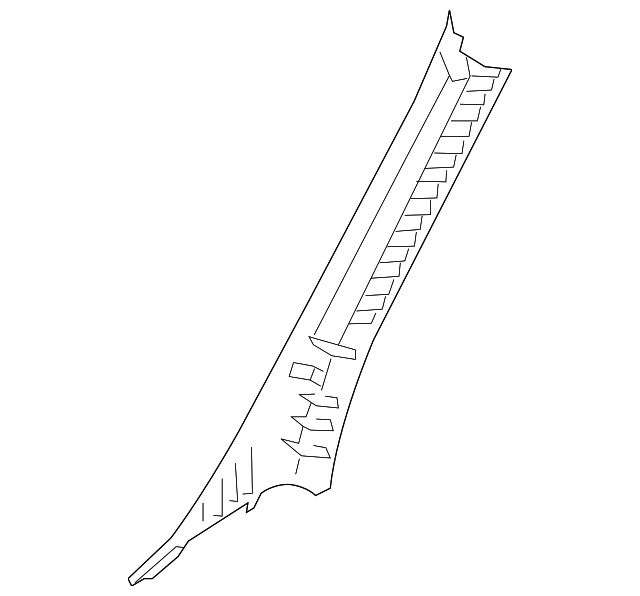 85820-1F200EZ Деталь WINDSHIELD PILLAR TRIM, LEFT
