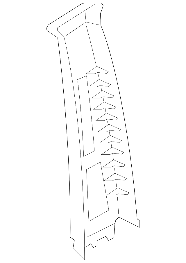 85830-1F000LX Деталь UPR CTR PLR TRIM, RIGHT