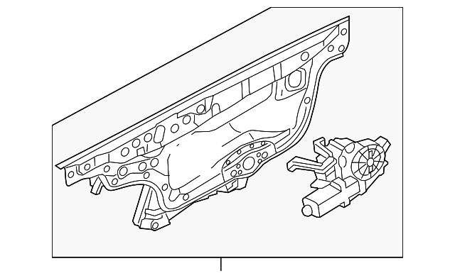 5713A117 Деталь REGULATOR ASSY, LEFT