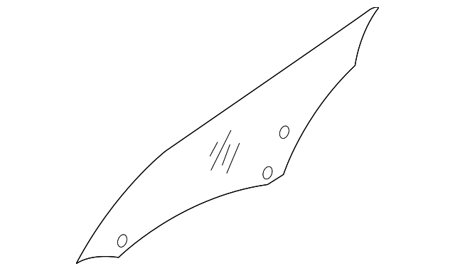 5706A190 Деталь MOVEABLE GLASS, RIGHT