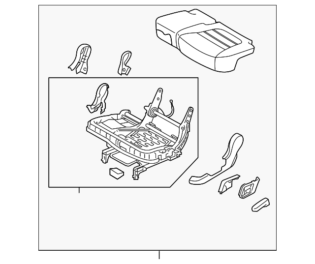 89100-C6120C66 Деталь CUSHION ASSY, LEFT
