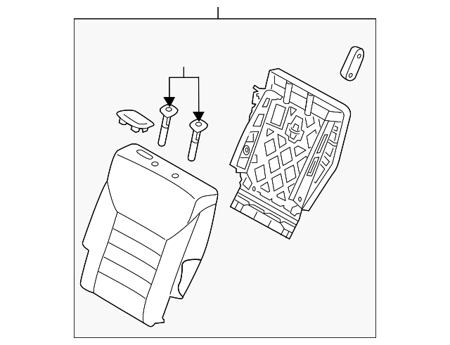 89300-C6030C64 Деталь SEAT BACK ASSY, LEFT