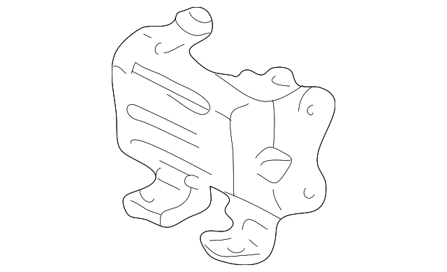 47987-07010 Деталь ABS PUMP ASSY BRACKET