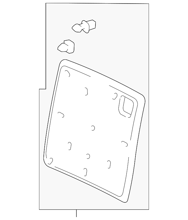 82127-S9V-A01ZA Деталь COVER, R. RR. SEAT-BACK BACK *G50L* (LIG