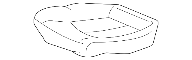 211-920-10-68-5D40 Деталь CUSHION COVER, RIGHT