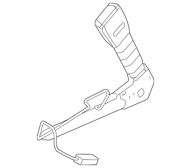 72-11-7-211-592 Деталь BUCKLE END, RIGHT