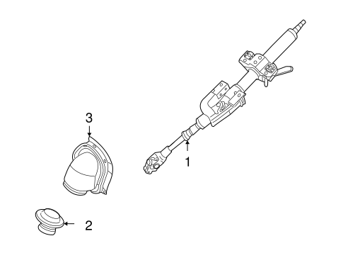 Outlander STEERING COLUMN ASSEMBLY