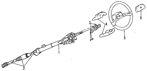 Rodeo STEERING COLUMN