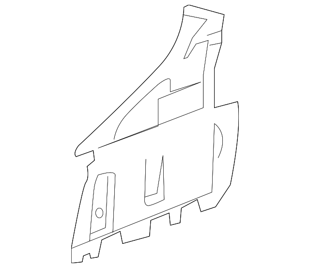 13310171 Деталь LOWER PANEL, LEFT