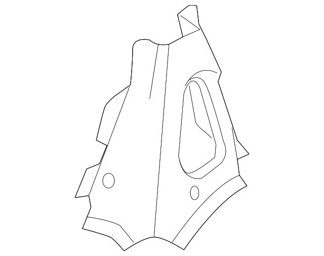 13238811 Деталь LOWER REINF, LEFT