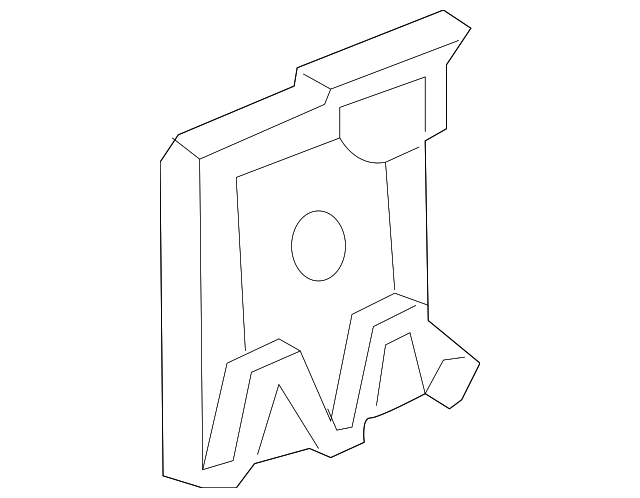 13248827 Деталь BAFFLE, RIGHT