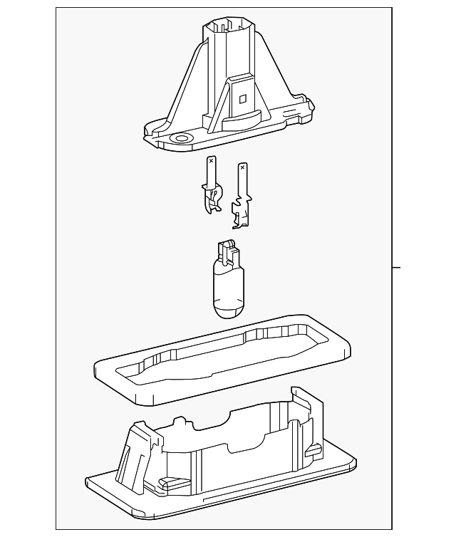 81270-02250 Деталь LICENSE LAMP, LEFT