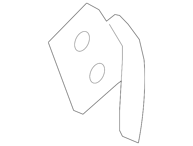 4821682Z00 Деталь STEERING COLUMN BRACKET, LEFT