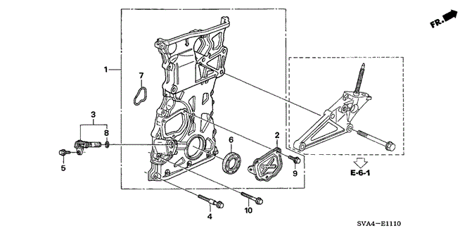 CIVIC COUPE CHAIN CASE (2.0L)