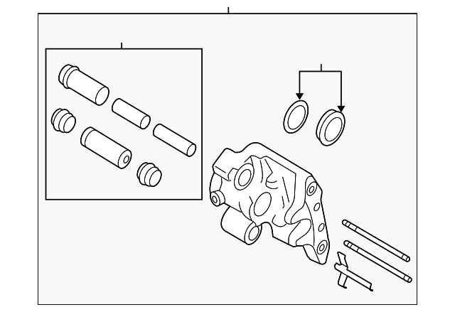 420-615-408-K Деталь CALIPER, RIGHT