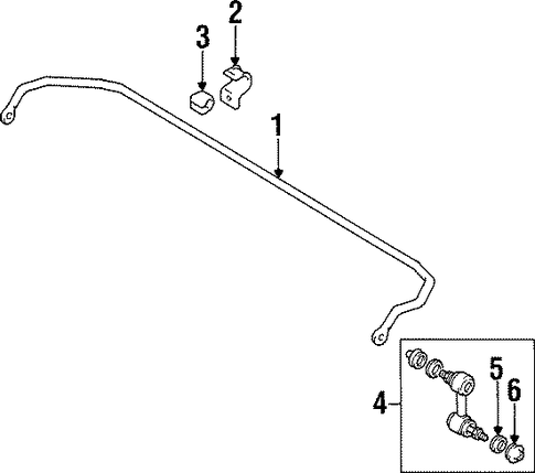 Sonata STABILIZER BAR & COMPONENTS