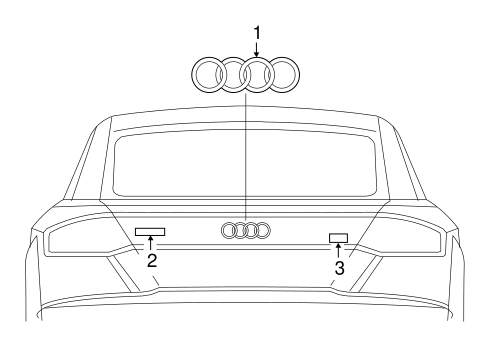 TT Quattro EXTERIOR TRIM - TRUNK
