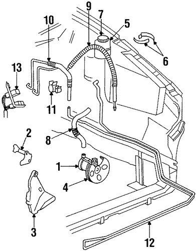 Catera PUMP & HOSES