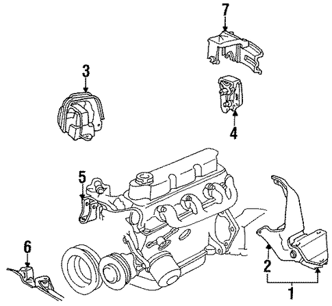 Grand Caravan ENGINE & TRANS MOUNTING