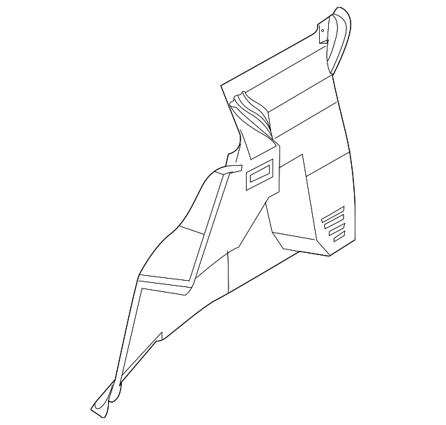 96863386 SIDE TRIM PANEL, LEFT