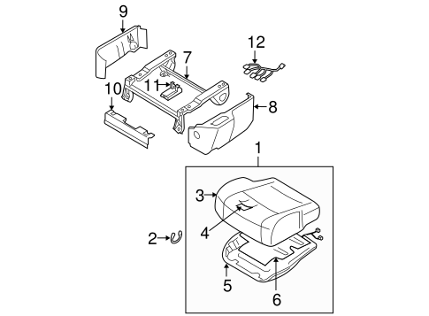 Quest FRONT SEAT COMPONENTS 8