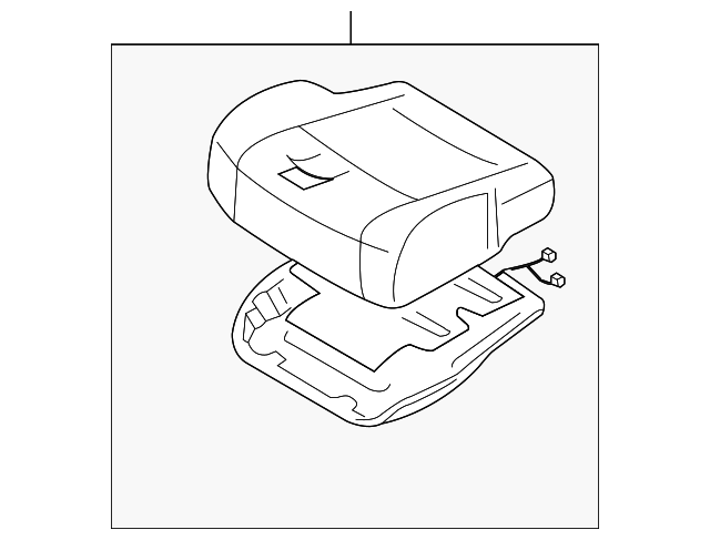 87350-5Z160 Деталь CUSHION ASSY, LEFT