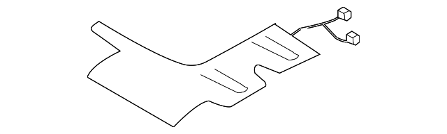87335-5Z460 Деталь SEAT HEATER, LEFT