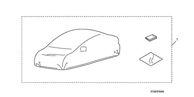 ACCESSORIES/CAR COVER for 2008 Honda ACCORD SEDAN #1