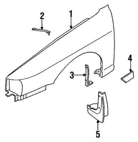 G20 EXTERIOR TRIM - FENDER