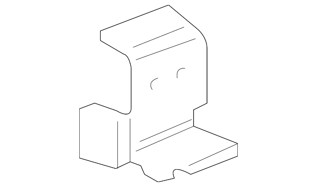 95063694 Деталь UPPER TIE BAR BRACKET, LEFT