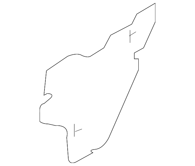 82860AL510 Деталь INNER COVER, RIGHT