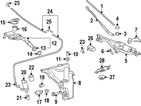 allroad WIPER & WASHER COMPONENTS