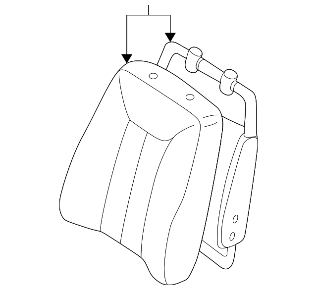 88600-2Z421 Деталь SEAT BACK ASSY