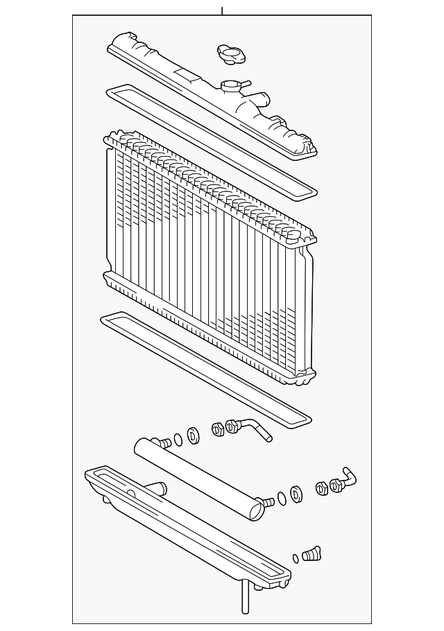 16400-20140 Деталь RADIATOR ASSY
