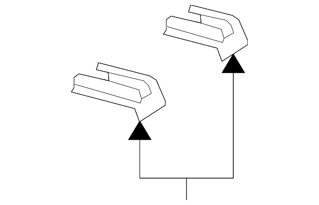 15947305 Деталь TRACK END COVER, RIGHT