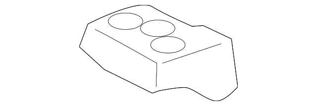 66423-76020 Деталь HEADLINER SPACER, LEFT
