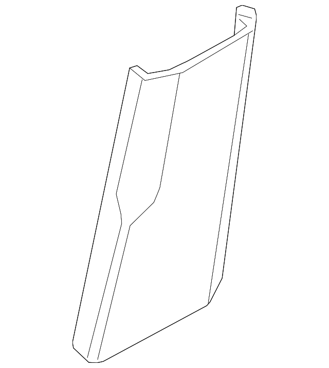 5VW34LXHAA Деталь LWR CTR PLR TRIM, LEFT