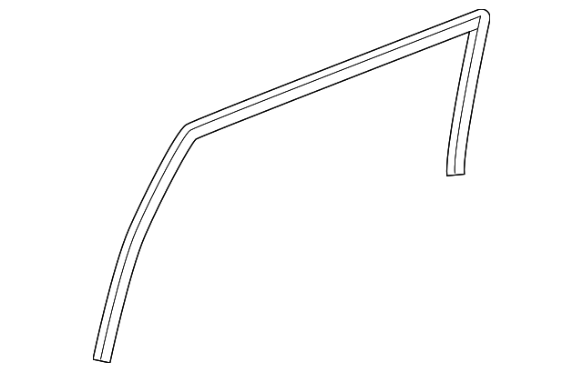 5102343AC Деталь RUN W'STRIP, LEFT
