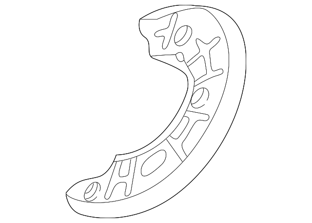 ZZP2-33-271A Деталь SPLASH SHIELD, LEFT