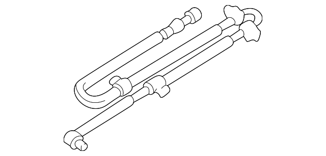 1F00-43-701B Деталь ABS SENSOR WIRE, RIGHT