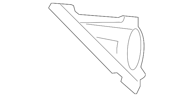 86163-0T020 REAR SPEAKER MOUNT BRACKET, LEFT