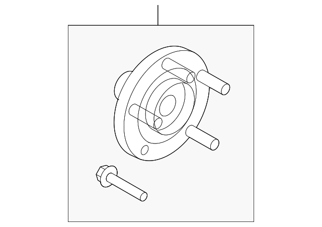 7T4Z-1104-A Деталь HUB ASSY, RIGHT