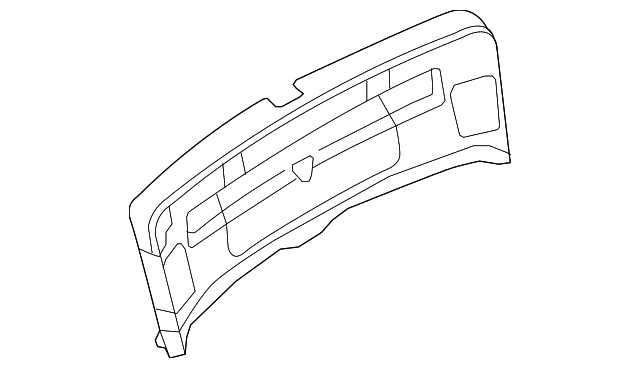 4L0-867-973-A-1CT Деталь LOWER TRIM PANEL