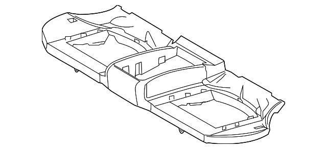 3C8-885-321-B Деталь SEAT FRAME